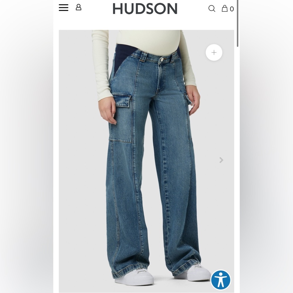 Hudson Jeans Maternity Cargo size 26
